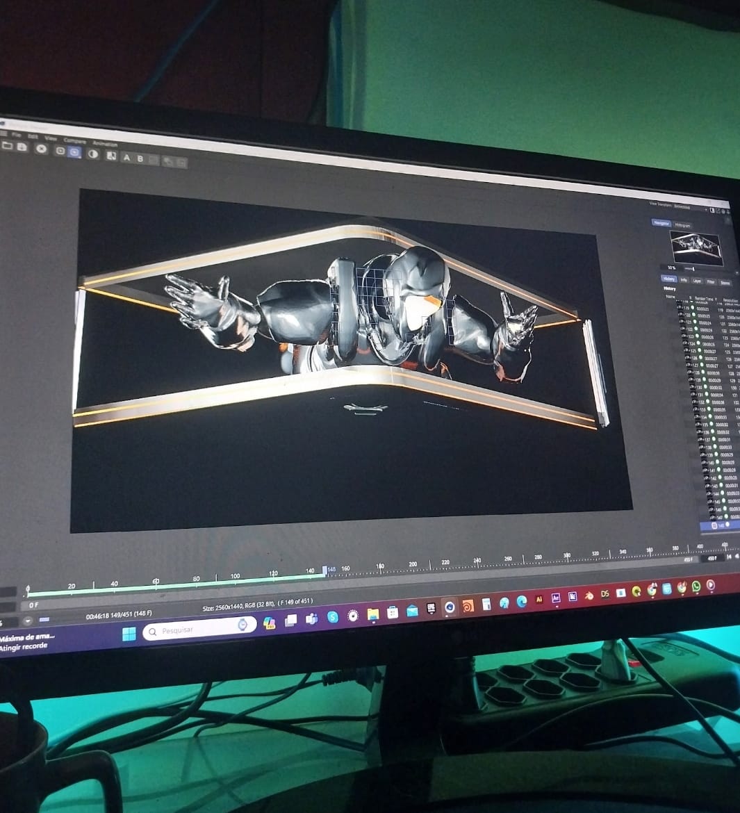 Simulação 3D de Cenário